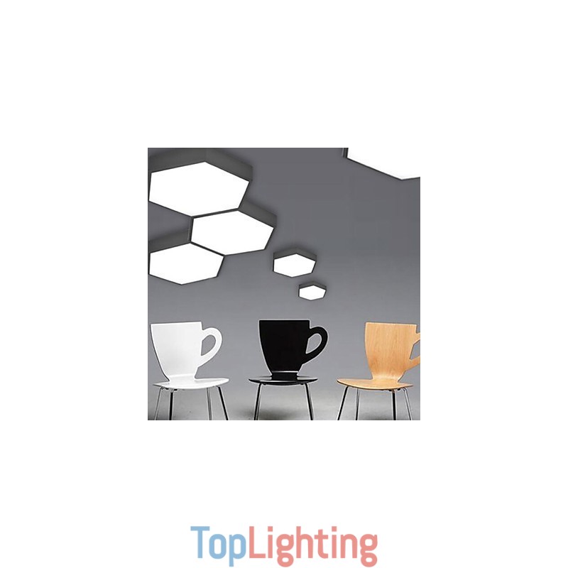 30CM 10 15㎡Creative Honeycomb Absorb Dome Light Hexagonal Geometry Lights Lamp
