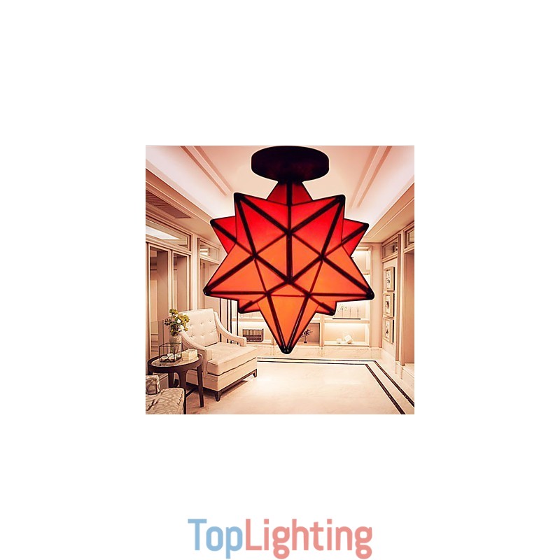 Artistic Individuality Creative Porch Modern Stars Absorb Dome Light Lamp