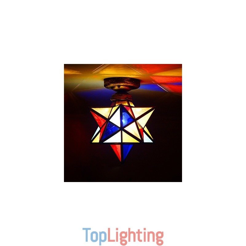 Artistic Individuality Creative Porch Modern Stars Absorb Dome Light Lamp