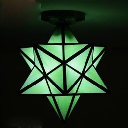 Artistic Individuality Creative Porch Modern Stars Absorb Dome Light Lamp