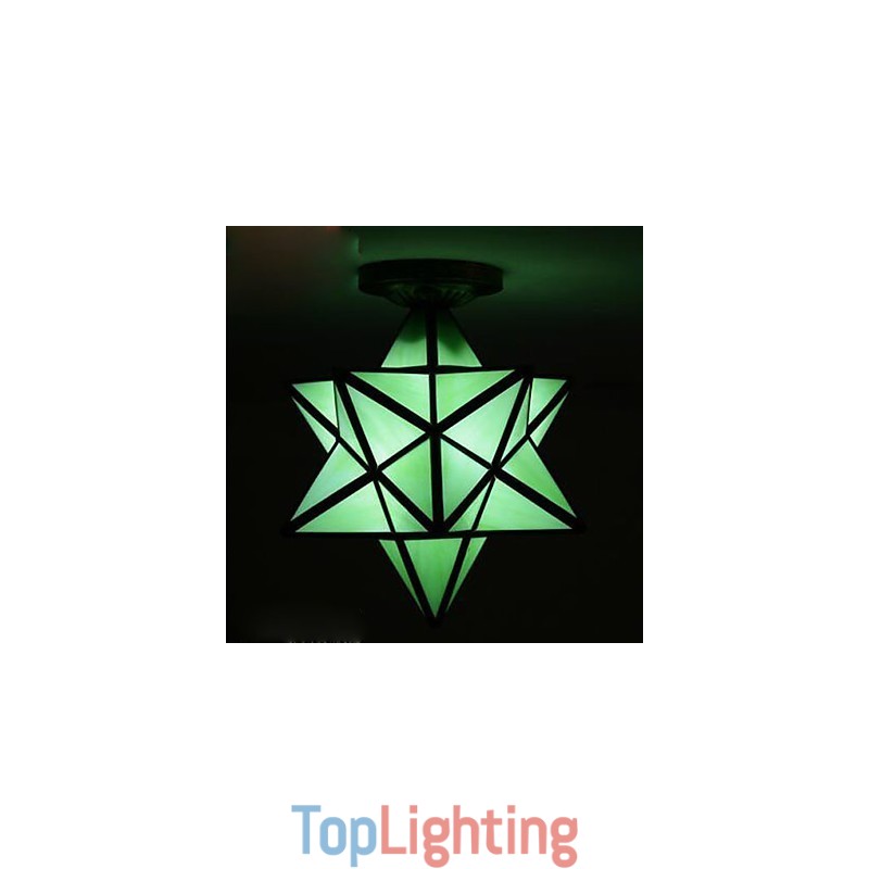 Artistic Individuality Creative Porch Modern Stars Absorb Dome Light Lamp