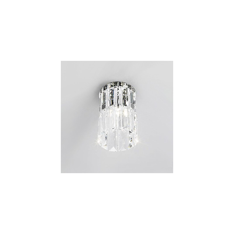 Crystal Flush Mount Light in Round