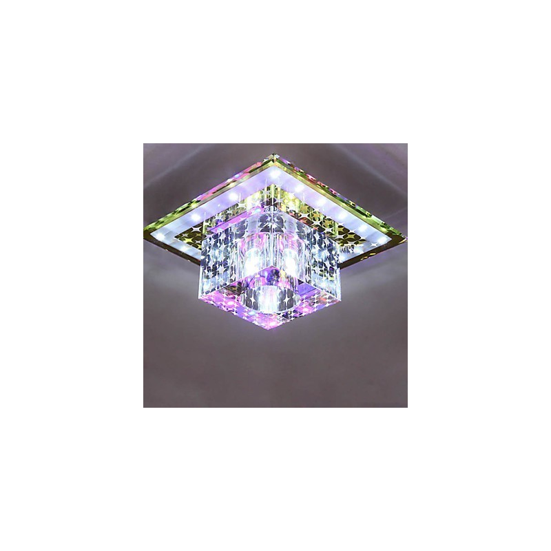 Crystal Ceiling Lamp Spotlight SMD 3W Creative Lamp Tube Light Colorful Color Dome Light