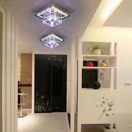 Crystal Ceiling Lamp Spotlight SMD 3W Creative Lamp Tube Light Colorful Color Dome Light