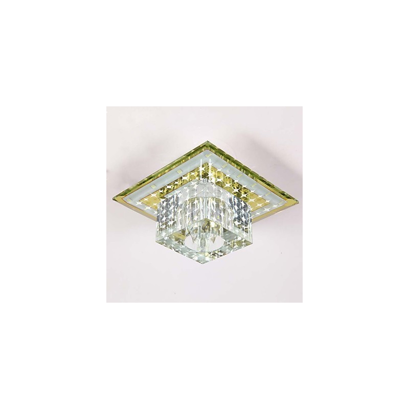 Crystal Ceiling Lamp Spotlight SMD 3W Creative Lamp Tube Light Colorful Color Dome Light