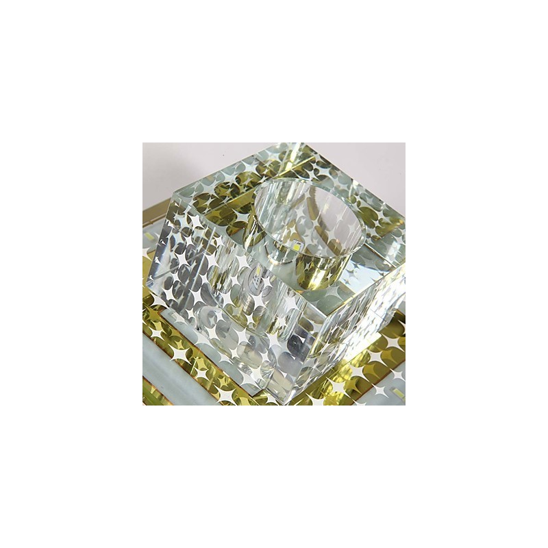 Crystal Ceiling Lamp Spotlight SMD 3W Creative Lamp Tube Light Colorful Color Dome Light