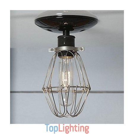 Country Painting Metal Flush Mount Country Painting Metal Flush Mount