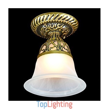 Bronze Flush Mount Light Moire Glass European Classic Bronze Flush Mount Light Moire Glass European Classic