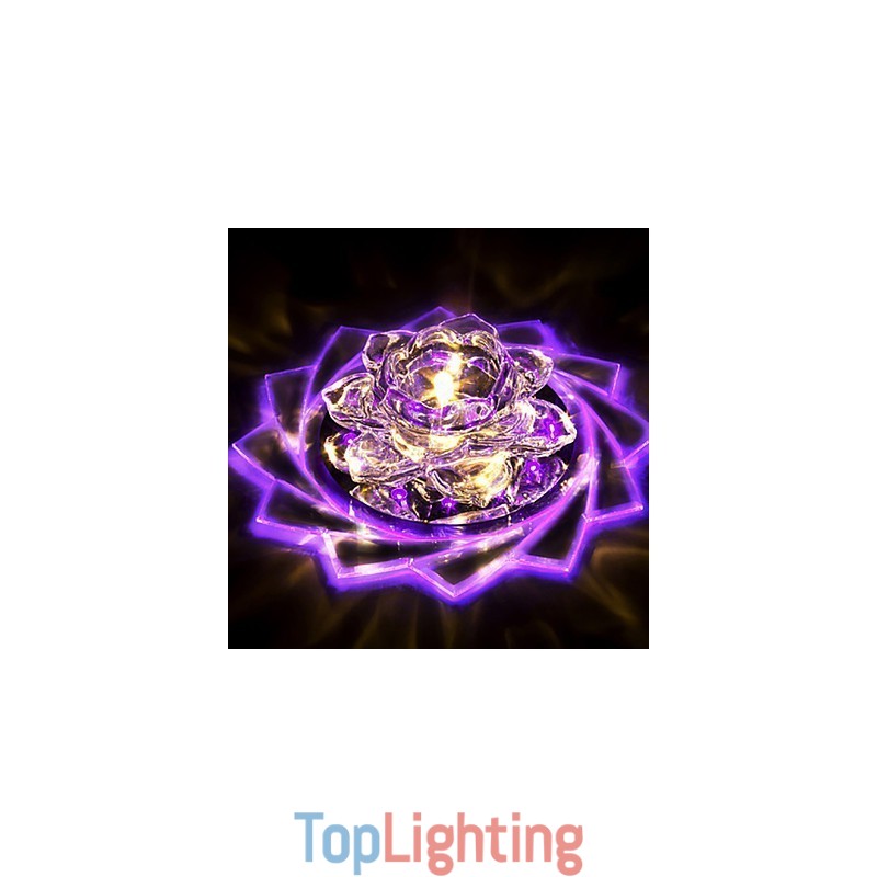 20*8.5CM Mini Crystal Ceiling Lamp Spotlight 3W Creative Lamp Tube Light Colorful Color Square Dome Light
