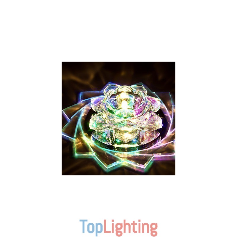 20*8.5CM Mini Crystal Ceiling Lamp Spotlight 3W Creative Lamp Tube Light Colorful Color Square Dome Light