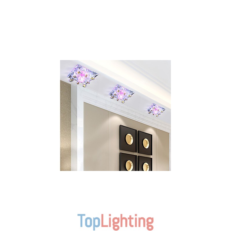 Square Smallpox Lamp Light Crystal Light Creatives Dome Light Tube Lamp Light