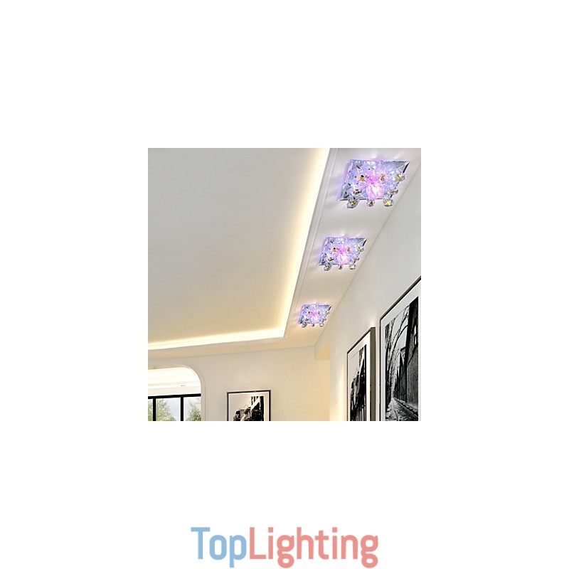 Square Smallpox Lamp Light Crystal Light Creatives Dome Light Tube Lamp Light