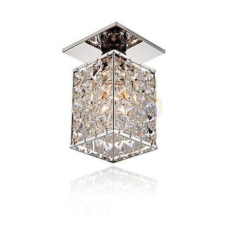 Modern Contemporary Crystal Electroplated Metal Flush Mount Modern Contemporary Crystal Electroplated Metal Flush Mount