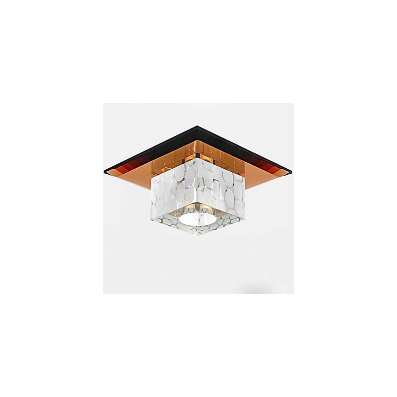 Mini Crystal Ceiling Lamp Spotlight 3W Creative Lamp Tube Light Colorful Color Square Dome Light