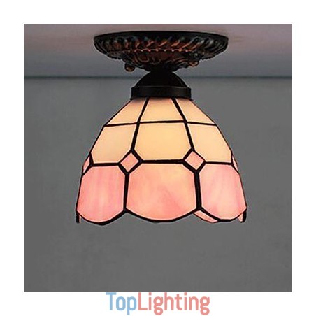 17*European Rural Creative Arts Stained Glass Absorb Dome Lamp Light 17*European Rural Creative Arts Stained Glass Absorb Dome Lamp Light