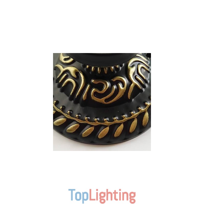 17*European Rural Creative Arts Stained Glass Absorb Dome Lamp Light