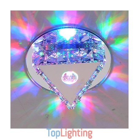 Crystal Mini Style Glass Flush Mount Kids