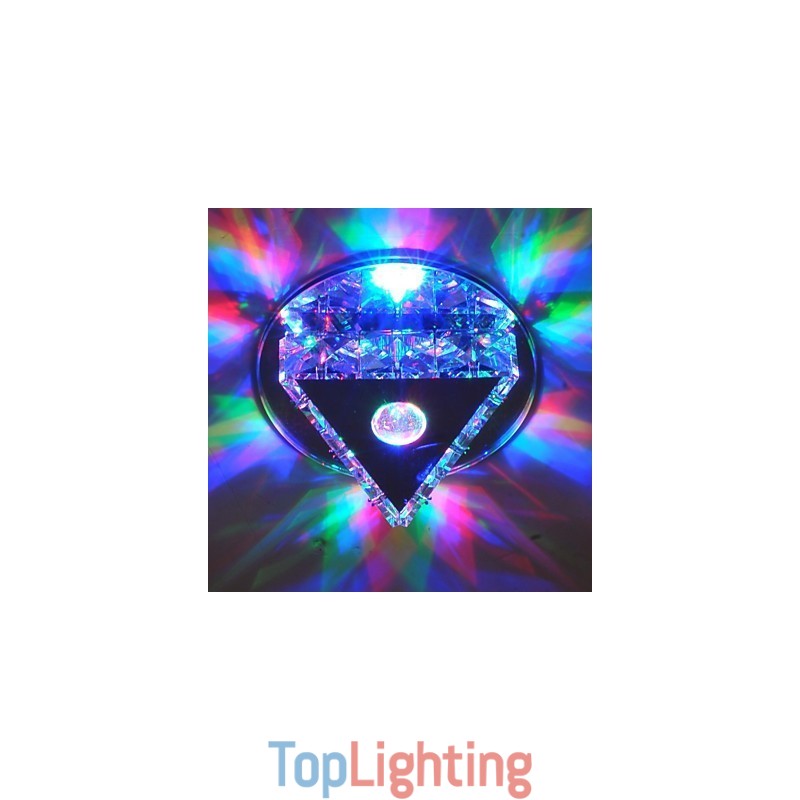 Crystal Mini Style Glass Flush Mount Kids