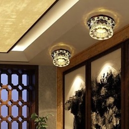 Modern Contemporary Crystal Others Crystal Flush Mount