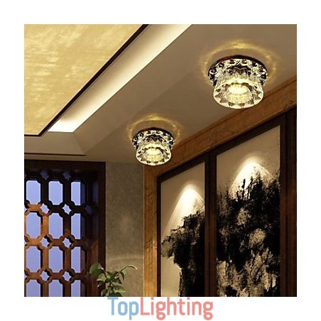 Modern Contemporary Crystal Others Crystal Flush Mount