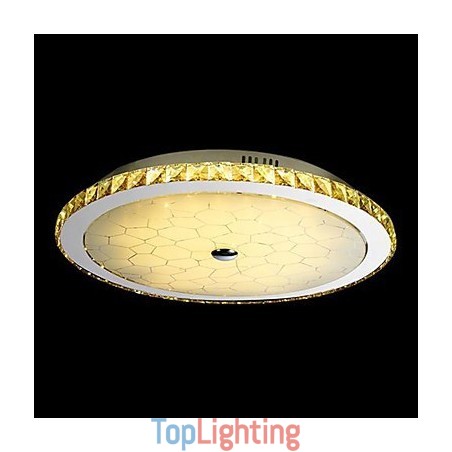 Modern Contemporary Crystal Metal Flush Mount Modern Contemporary Crystal Metal Flush Mount