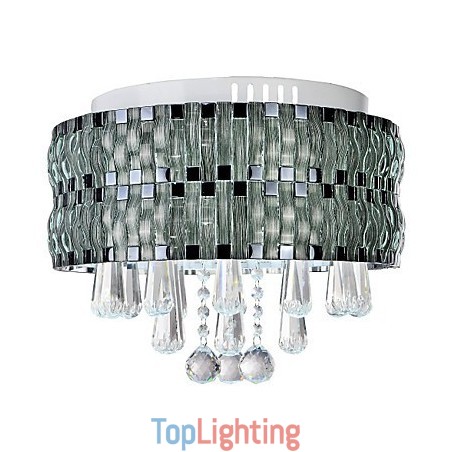 Graceful Crystal Flush Mount Graceful Crystal Flush Mount