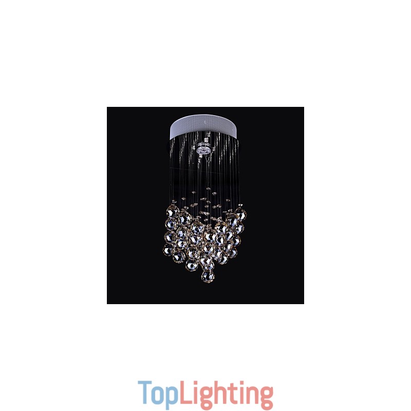 1 Light Clear light K9 Crystal Chandelier Lamp