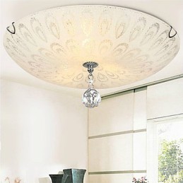 Modern Contemporary Crystal Flush MountBedroom