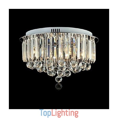 Modern Contemporary Traditional Classic Crystal Painting Metal Flush Mount Light Modern Contemporary Traditional Classic Crystal Painting Metal Flush Mount Light