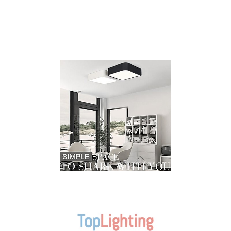 Modern Contemporary Painting Metal Flush Mount Light
