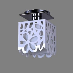 Rustic Lodge Mini Style Electroplated Flush Mount Light