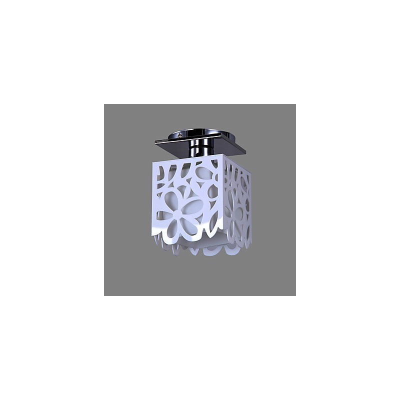 Rustic Lodge Mini Style Electroplated Flush Mount Light