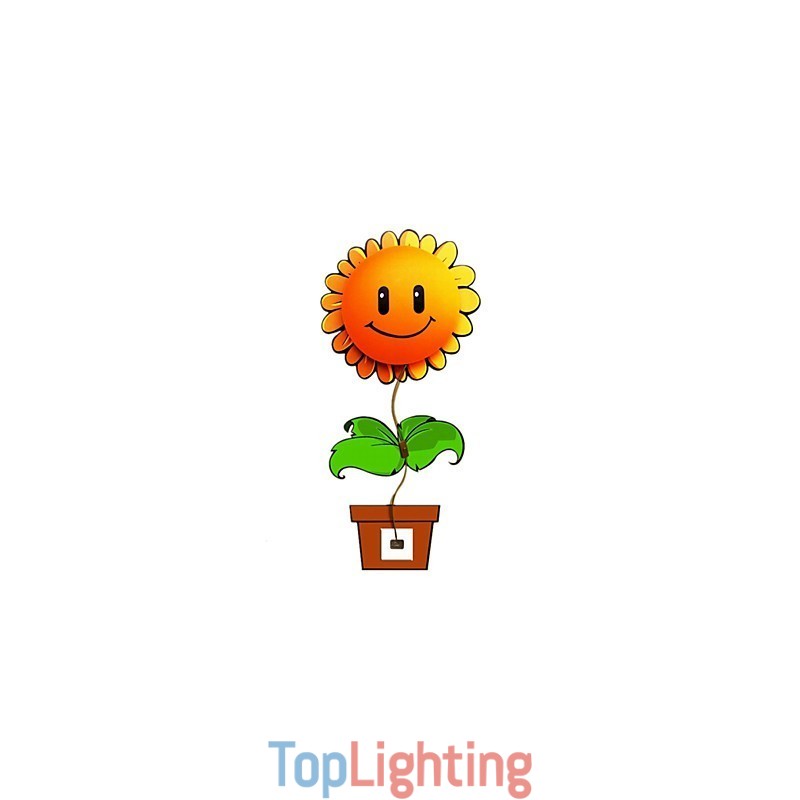 DIY Wallpaper Wall Lamps Flower Face Fun Atmosphere Nightlight Children Bedside lamp Decoration