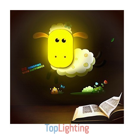 9*6*Fun To Play With Creative Spirit Intelligent Light Control Small Night Light Children Wall Lamp Lights 9*6*Fun To Play With Creative Spirit Intelligent Light Control Small Night Light Children Wall Lamp Lights