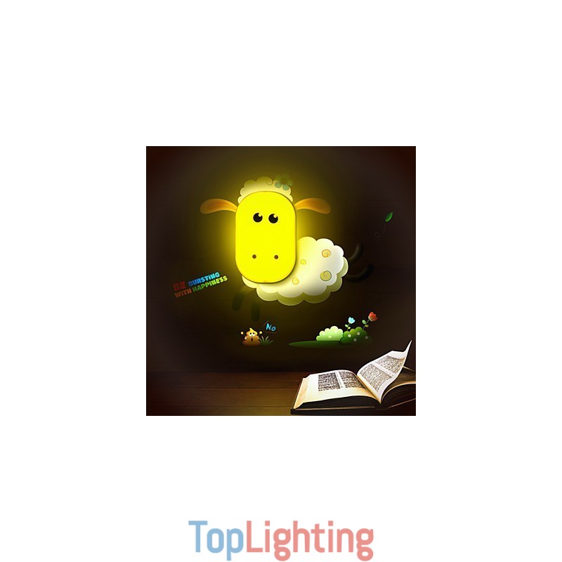 9*6*Fun To Play With Creative Spirit Intelligent Light Control Small Night Light Children Wall Lamp Lights
