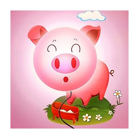 Pig High Temperature Resistant Plastic Light And 10 C Can Remove Creative 3D Wall Paper Wall Lamp Pig High Temperature Resistant Plastic Light And 10 C Can Remove Creative 3D Wall Paper Wall Lamp