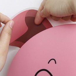 Pig High Temperature Resistant Plastic Light And 10 C Can Remove Creative 3D Wall Paper Wall Lamp