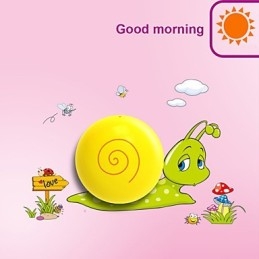 Snail High Temperature Resistant Plastic Light And 10 C Can Remove Creative 3D Wall Paper Wall Lamp