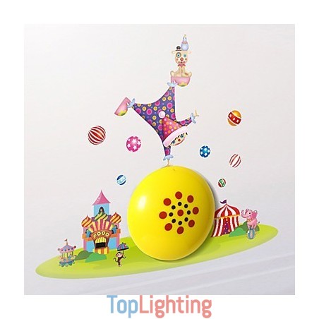 Clown High Temperature Resistant Plastic Light And 10 C Can Remove Creative 3D Wall Paper Wall Lamp Clown High Temperature Resistant Plastic Light And 10 C Can Remove Creative 3D Wall Paper Wall Lamp