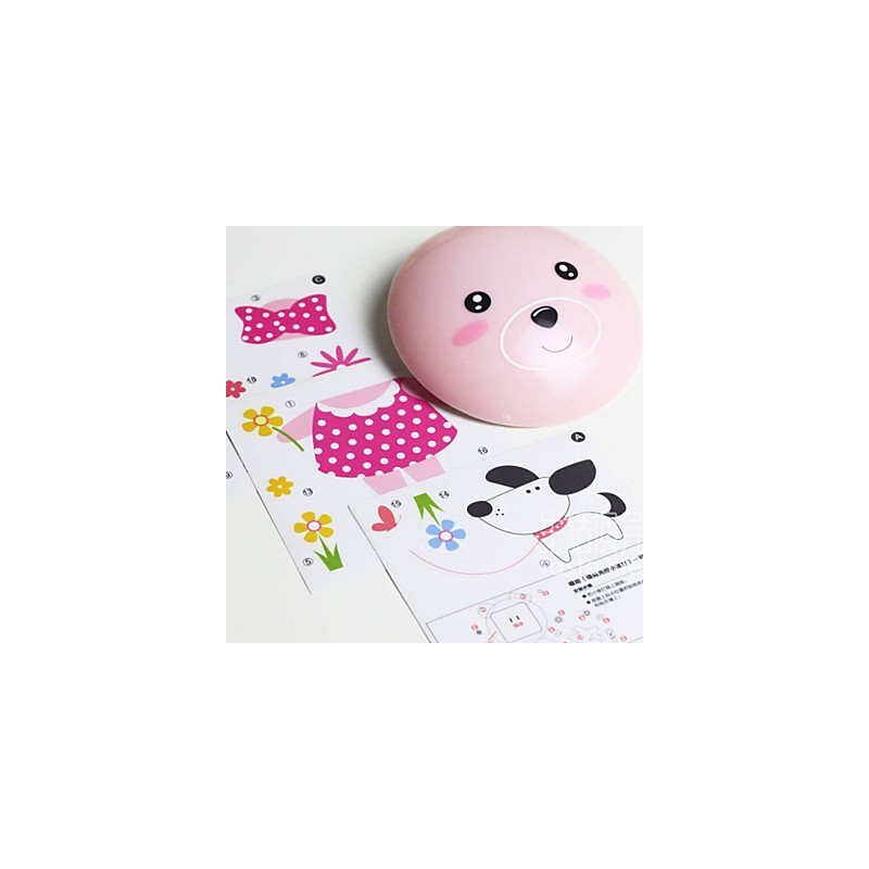 Wall stickers bear light activated intelligent electric induction smetope adornment wall lamp