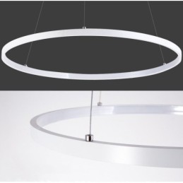 Dimmable Pendant Light with Remote Control Modern Design Three Rings
