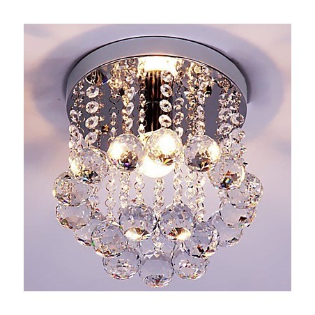 Flush Mount K9 Crystal Mini Style Modern Chandelier Flush Mount K9 Crystal Mini Style Modern Chandelier