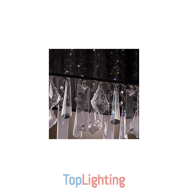 Modern Contemporary Island Crystal Others Metal Pendant Light