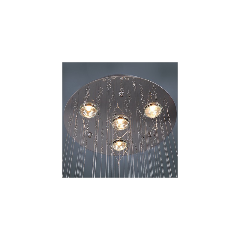 Chandelier Luxury Modern Crystal 4 Lights