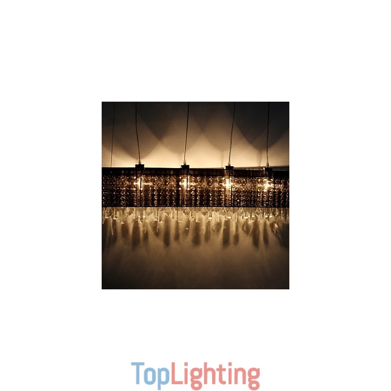 Modern Contemporary Island Crystal Others Metal Pendant Light