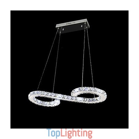 Modern Contemporary Crystal Chrome Metal Pendant Light Modern Contemporary Crystal Chrome Metal Pendant Light