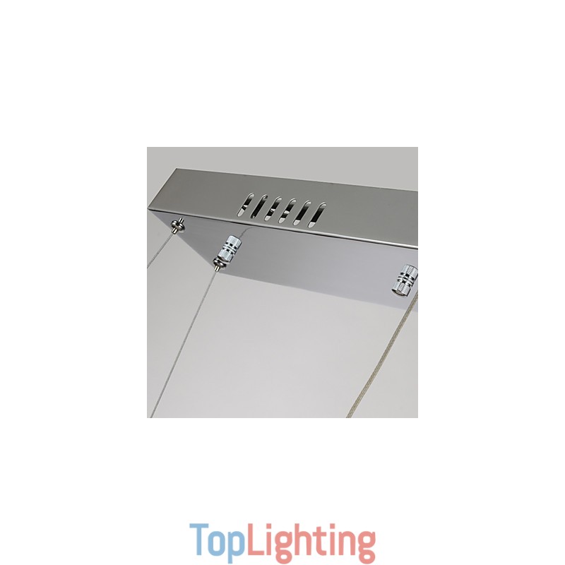 Modern Contemporary Crystal Chrome Metal Pendant Light