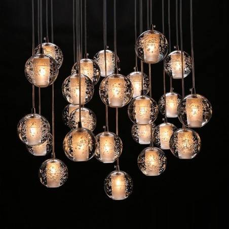 Creative Engineering Stage Meteorer Crystal Ball Pendant Light Creative Engineering Stage Meteorer Crystal Ball Pendant Light