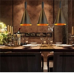 Pendant Light Retro Vintage Tom Dixon Design Black White C Type Cafe pendant lamps