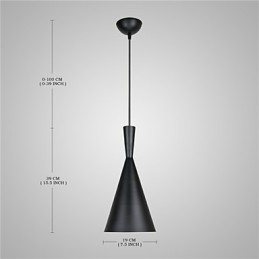 Pendant Light Retro Vintage Tom Dixon Design Black White C Type Cafe pendant lamps